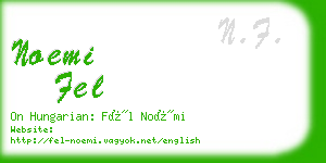 noemi fel business card